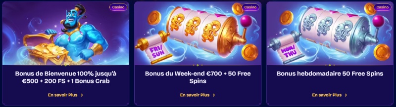 GeniePlay casino bonus